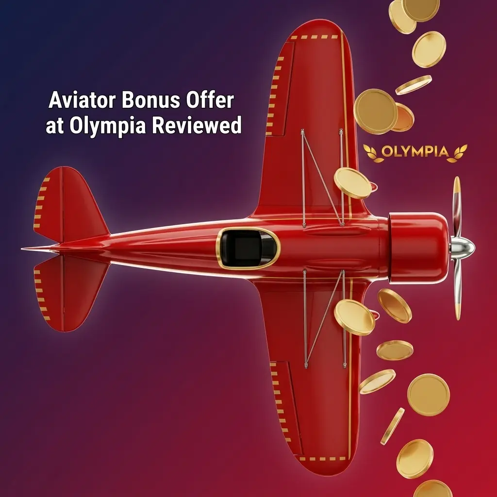 Aviator bonus offer at Olympia Casino: welcome package details, free spins, and wagering tips for crash game players.