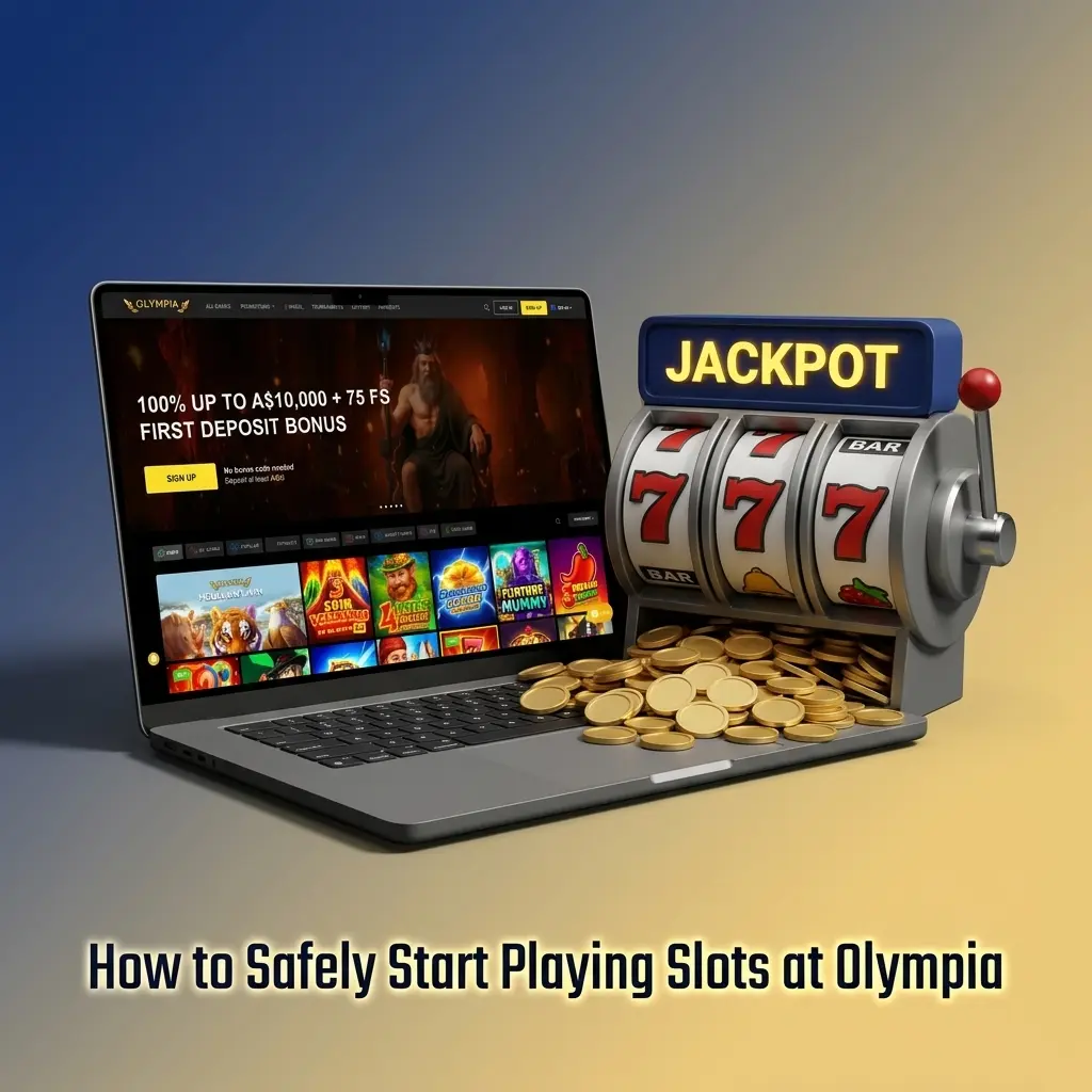 Step-by-step guide to safely registering, depositing, and spinning slots at Olympia Casino online.