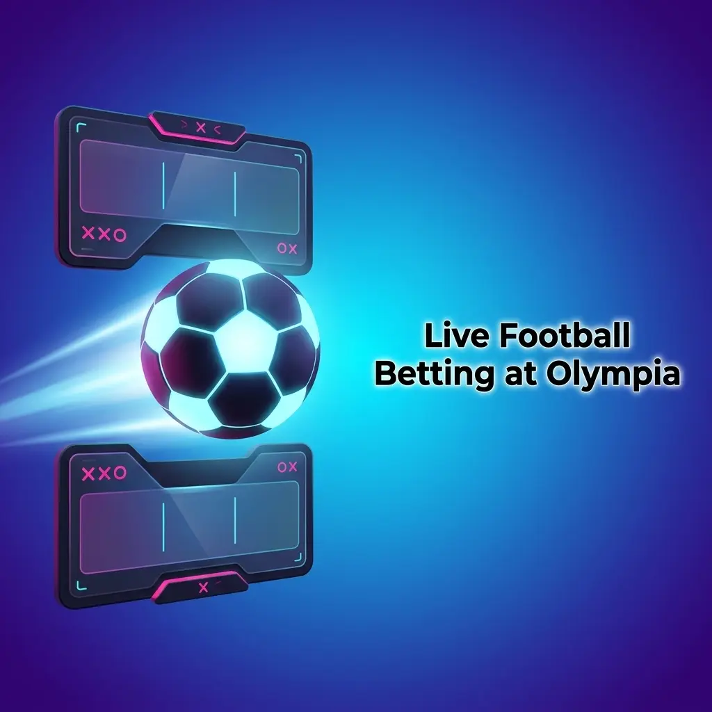 Live football betting odds, match tracker, stats, and cash out options on Olympia's in-play betting platform