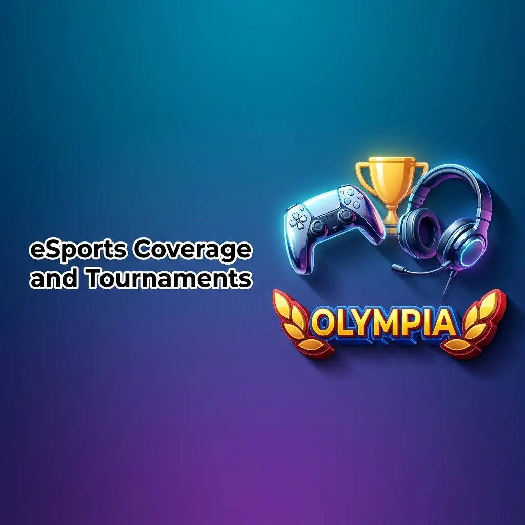Esports betting markets on Olympia covering match winner, map handicap and total round options across major tournaments