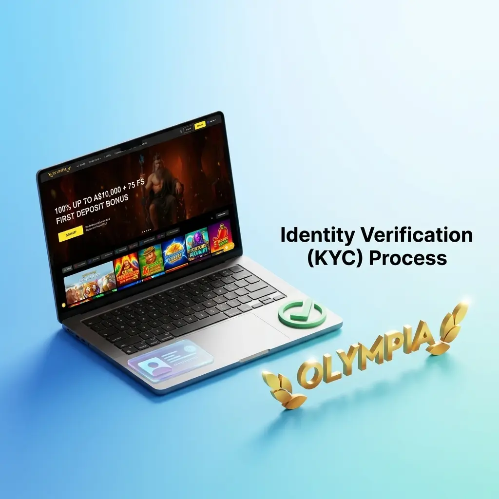 Olympia KYC process: submit ID and proof of address for verification before your first withdrawal request.