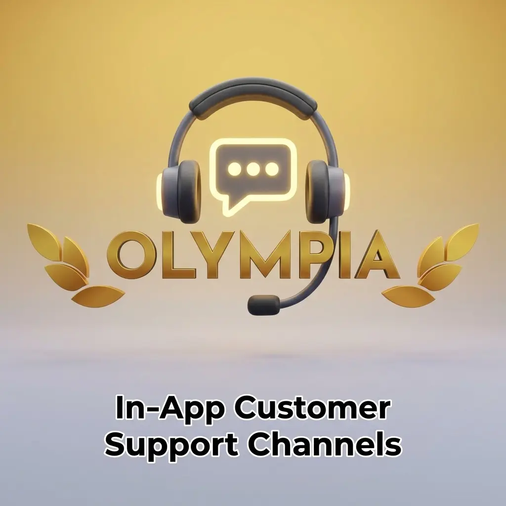 In-app customer support screen showing live chat and email options for Australian players within the mobile app.