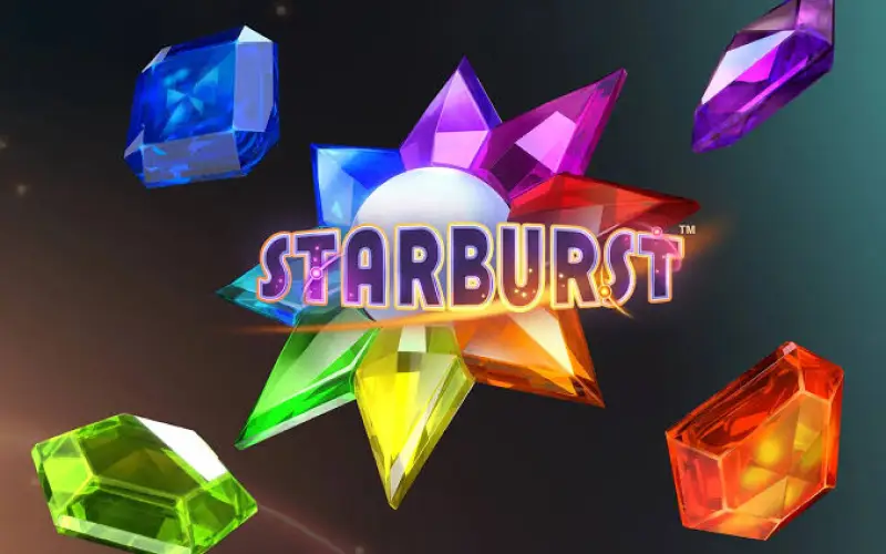 Experience vibrant action spinning Starburst reels on Olympia Casino.